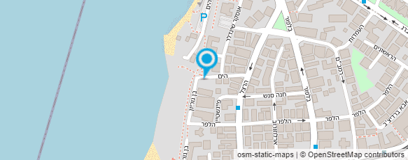 מפת הגעה אל מספרה מגדלי הים התיכון