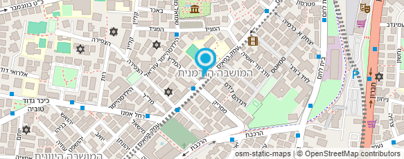 מפת הגעה אל מכולת בן חמו