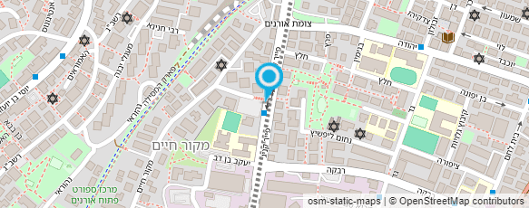 מפת הגעה אל בית רחל שטראוס