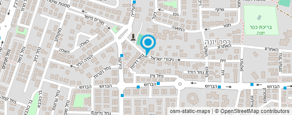 מפת הגעה אל חנוכה רונית