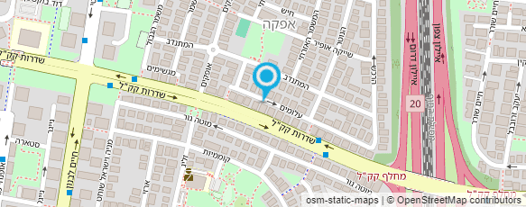 מפת הגעה אל פרופ' רון האוזר