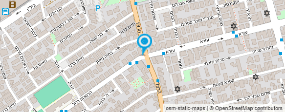 מפת הגעה אל מרכז מכונות תפירה