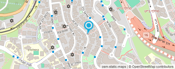 מפת הגעה אל ד"ר ברגמן זיו