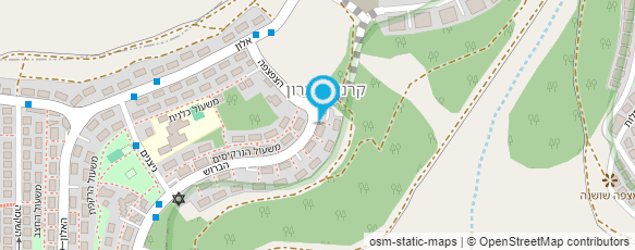 מפת הגעה אל מתנ"ס קרני שומרון