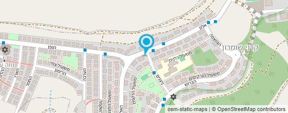 מפת הגעה אל ספרית גינות שומרון