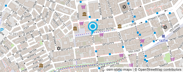 מפת הגעה אל קונדיטוריה לוטם ויובל