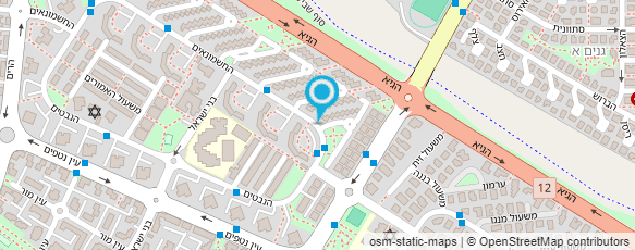 מפת הגעה אל המשפחתון של מרטה