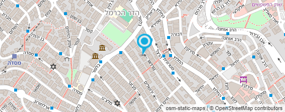 מפת הגעה אל נסים צדוק