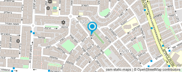 מפת הגעה אל עזרא דלתות פלדה ומנעולים