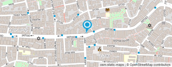 מפת הגעה אל "בבית"-שרותי עזרה לקשיש