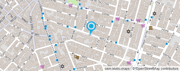 מפת הגעה אל מרפאת מתבגרים