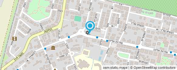 מפת הגעה אל מוניות א.א.ש