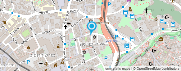 מפת הגעה אל המרכז למוסיקה מן המזרח