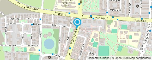 מפת הגעה אל פיצה דוד