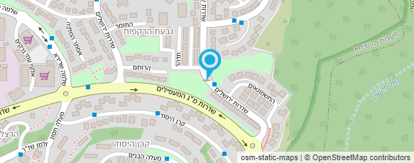 מפת הגעה אל מספרת ראש העיר