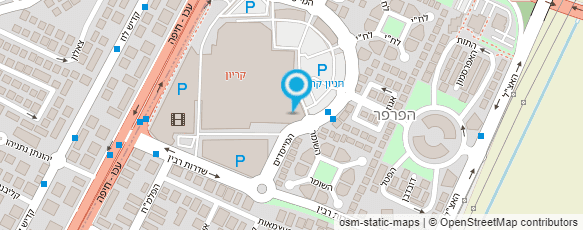 מפת הגעה אל מקדונלד'ס