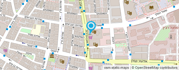 מפת הגעה אל מקדונלד'ס