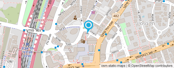 מפת הגעה אל מקדונלד'ס