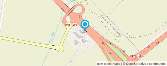 מפת הגעה אל מקדונלד'ס