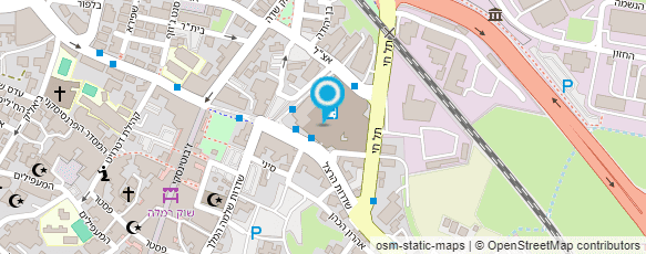 מפת הגעה אל מקדונלד'ס