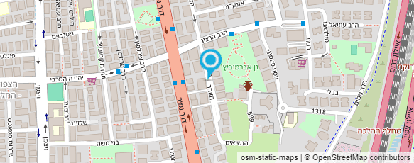 מפת הגעה אל יוסי אנג'ל- עיצוב תאורה