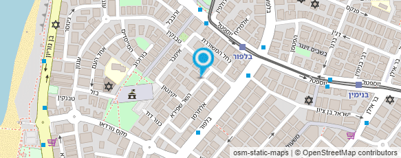 מפת הגעה אל בר הרצל- יועץ