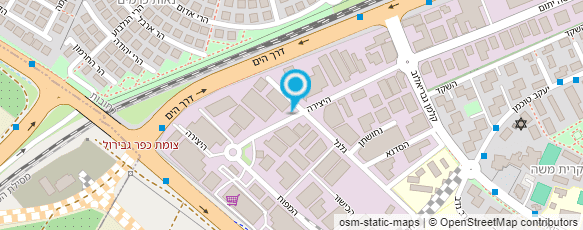 מפת הגעה אל ט.ק.ד - ד"ר טוקר