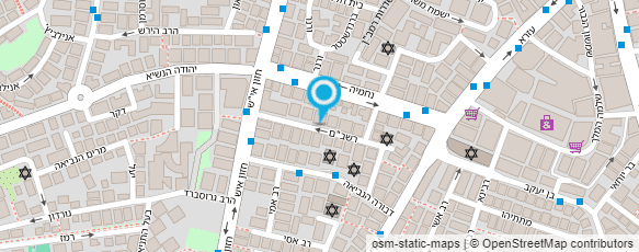 מפת הגעה אל חודר הרב הרצל