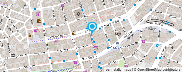 מפת הגעה אל קירשנבאום יונה