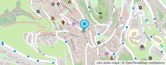 מפת הגעה אל גלרית מיכאל