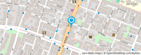 מפת הגעה אל נדל"ן כחול לבן