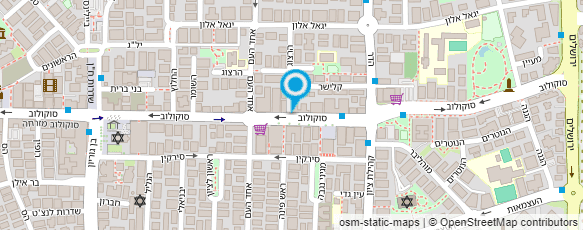 מפת הגעה אל ע. ניר חברה קבלנית לבניין