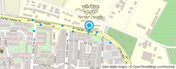 מפת הגעה אל מינימרקט מקווה ישראל