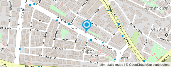 מפת הגעה אל מכולת חן