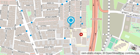 מפת הגעה אל ד"ר סלוצקר ישראל מרפאת שיניים