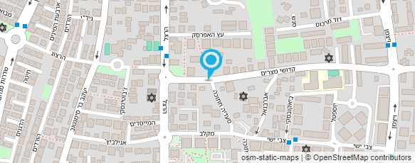 מפת הגעה אל חברים - מרכזים וטרינרים