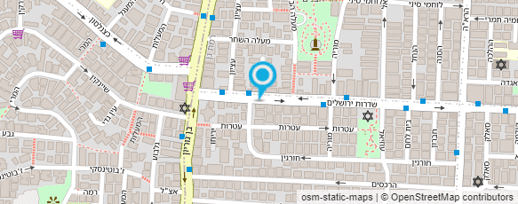 מפת הגעה אל מספרת רפי ושרית