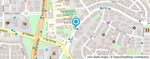 מפת הגעה אל מכון התקנים הישראלי (מת"י)