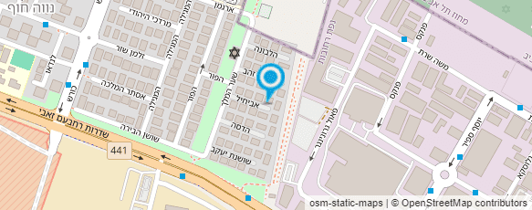 מפת הגעה אל יורם משעלי-תיקון מכונות