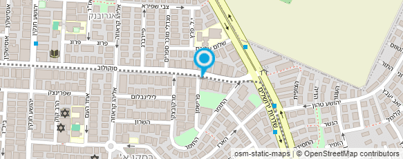 מפת הגעה אל מרפאת אצבע על הדופק