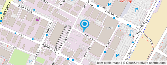 מפת הגעה אל רהיטי א.מ. קל למסעדות