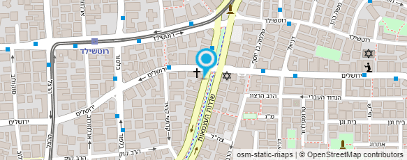 מפת הגעה אל האגודה למלחמה בסרטן