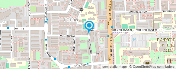 מפת הגעה אל מועדון נעורים