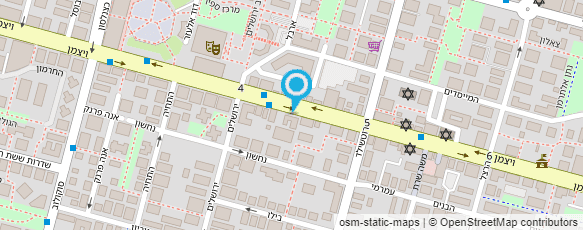 מפת הגעה אל יפה בר עיצובים