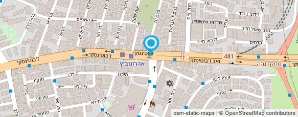 מפת הגעה אל קאסט אפ ישראל בע"מ