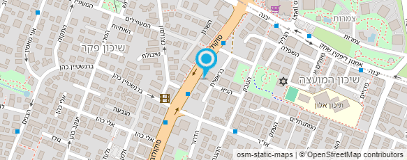 מפת הגעה אל עו"ד סמל-פלינר קרין