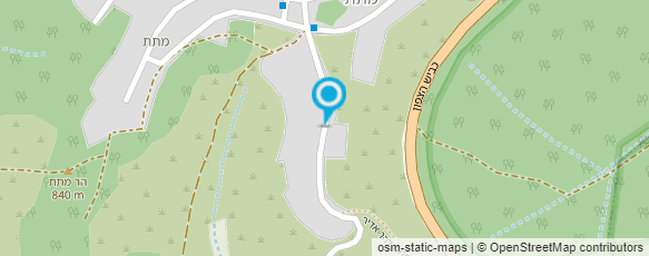 מפת הגעה אל פסגת מתת