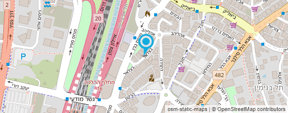 מפת הגעה אל עו"ד עומר יעבץ