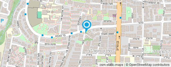 מפת הגעה אל ד"ר יונה ליאור