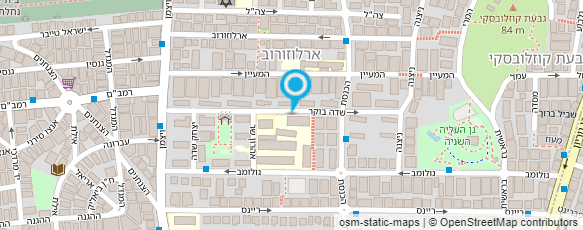 מפת הגעה אל מרכז השחייה - איילון גבעתיים